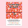 I Love You So Much Wish Bracelet – Heart Charm Jewellery Gift, thumbnail 1 of 3