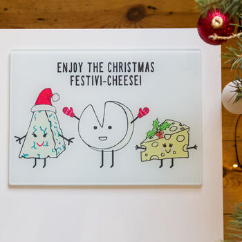 Christmas Cheese Chopping Board, 2 of 3