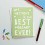 Personalised Best Teacher Ever Card, thumbnail 2 of 2