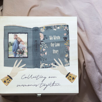 Our Love Stories Photo Book Keepsake Box, 2 of 5