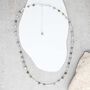 Luna 16 Inch Beaded Monochrome Labradorite And Moonstone Necklace, thumbnail 3 of 4