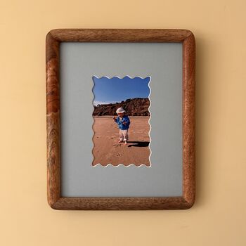Luxury A4 Wiggle Photo Frame Mount, 2 of 5