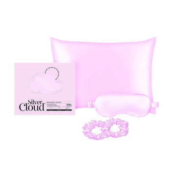 Silver Cloud Pink Satin Giftset Infused With Silver Ions, 2 of 4