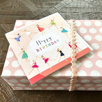 Ballet Happy Birthday Card, 4 of 5