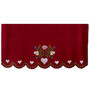 Alpine Edelweiss Embroidered Wool Throw, thumbnail 1 of 3