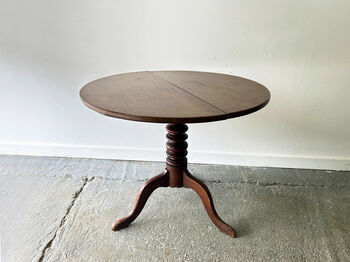 English Antique Georgian Oak Tilt Top Tripod Base Table, 11 of 12