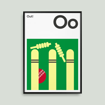 Cricket Out! Posters And Prints For Cricket Fans, 2 of 5