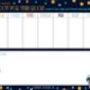Space Dog Weekly Planner, thumbnail 2 of 2