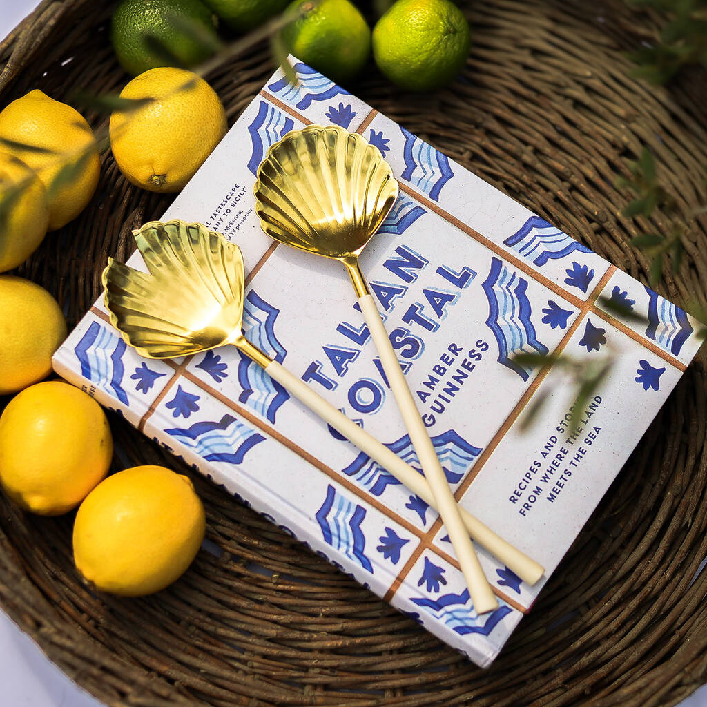 Shell Salad Servers, 1 of 1