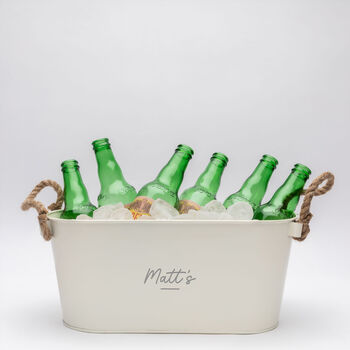 Personalised Beer Ice Bucket For Him, 5 of 6