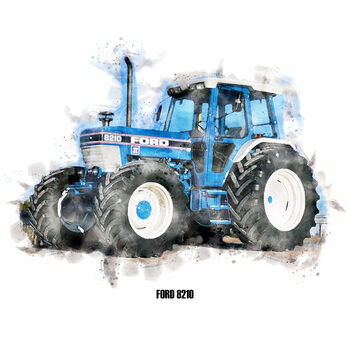 Tractor Personalised Print, 11 of 12