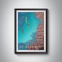 Go Sea Kayaking Travel Poster Art Print, thumbnail 1 of 8