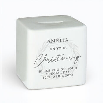 Personalised Christening Money Box, 4 of 7