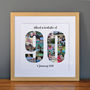 Personalised 90th Birthday Photo Collage, thumbnail 3 of 8