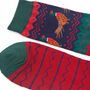 Men's Bamboo Socks Fair Isle Pheasant, thumbnail 4 of 5