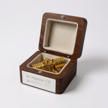 Personalised Oversized Dumbbell Necklace, 4 of 12