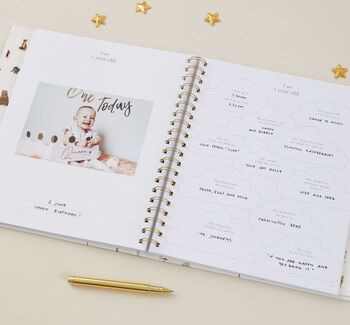 Woodland Baby Memory Book Baby Record Journal For First Five Years, 3 of 12