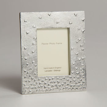 Floating Hearts Pewter Mini Picture Frame, 3 of 6