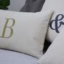 Personalised Embroidered Initial Cushion, thumbnail 4 of 10