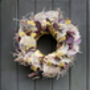 Dried Lunaria Wreath With Skeleton Leaves, thumbnail 5 of 5