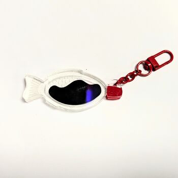 Soy Sauce Fish Bottle Keyring Japan Bento Keychain, 3 of 7