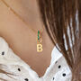 Personalised Birthstone Ring Initial Necklace, thumbnail 7 of 12