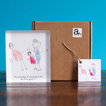 Personalised Child's Drawing Acrylic Block, 5 of 5