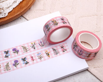 Mixed Washi Tape Set, Eco Friendly Paper Masking Tape, 10 Meter Rolls, 6 of 10