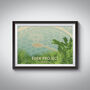 Eden Poject Cornwall Travel Poster Art Print, thumbnail 1 of 6