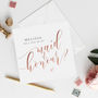 Personalised 'Be My Bridesmaid' Card | Mock Rose Gold, thumbnail 2 of 4
