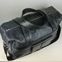 Handcrafted Black Leather Travel Bag, thumbnail 4 of 8