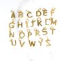 Gold Vermeil Initial Charm Necklace, thumbnail 5 of 7