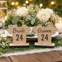 Oak Veneer Football Shirt Place Name Setting Weddings Event, thumbnail 1 of 5