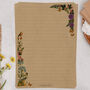 A5 Kraft Letter Writing Paper With Meadow Flowers, thumbnail 1 of 4