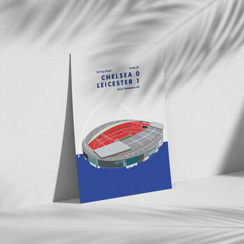 Leicester Fa Cup Final Poster, 3 of 4