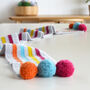 Pom Pom Scarf Crochet Kit, thumbnail 3 of 6