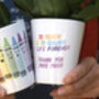 'Rainbow Crayons' Personalised Teacher Plant Pot, thumbnail 2 of 3