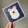 Bear Set Of Six Mixed Design Greetings Cards, thumbnail 2 of 5
