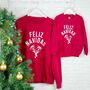 Feliz Navidad Matching Family Christmas Sweatshirt Set, thumbnail 1 of 2