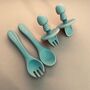 Baby Silicone Weaning Cutlery Set, thumbnail 7 of 11