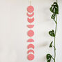 Pink Celestial Moon Phase Wall Hanging, thumbnail 6 of 9