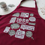 'Events Of 1953' 70th Birthday Gift Apron, thumbnail 8 of 11