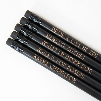 Yoga Pencil Set: Yoga Is For Posers, 6 of 7