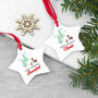 Personalised Christmas Deer Decoration, thumbnail 2 of 5