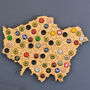 Personalised London Map Beer Bottle Cap Collector Gift, thumbnail 2 of 4