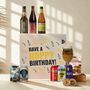 Happy Birthday Gluten Free Craft Beer Gift Box With Glass, thumbnail 1 of 7