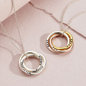 Personalised Russian Ring Necklace, 3 of 12