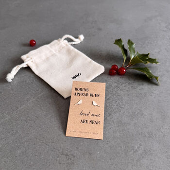 Robins Appear Earrings In Sterling Silver, 4 of 6