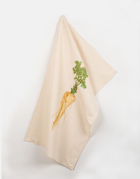 Parsnip Vegetable Tea Towel, 2 of 2