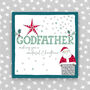 Godfather Christmas Card Wonderful Christmas, thumbnail 1 of 3
